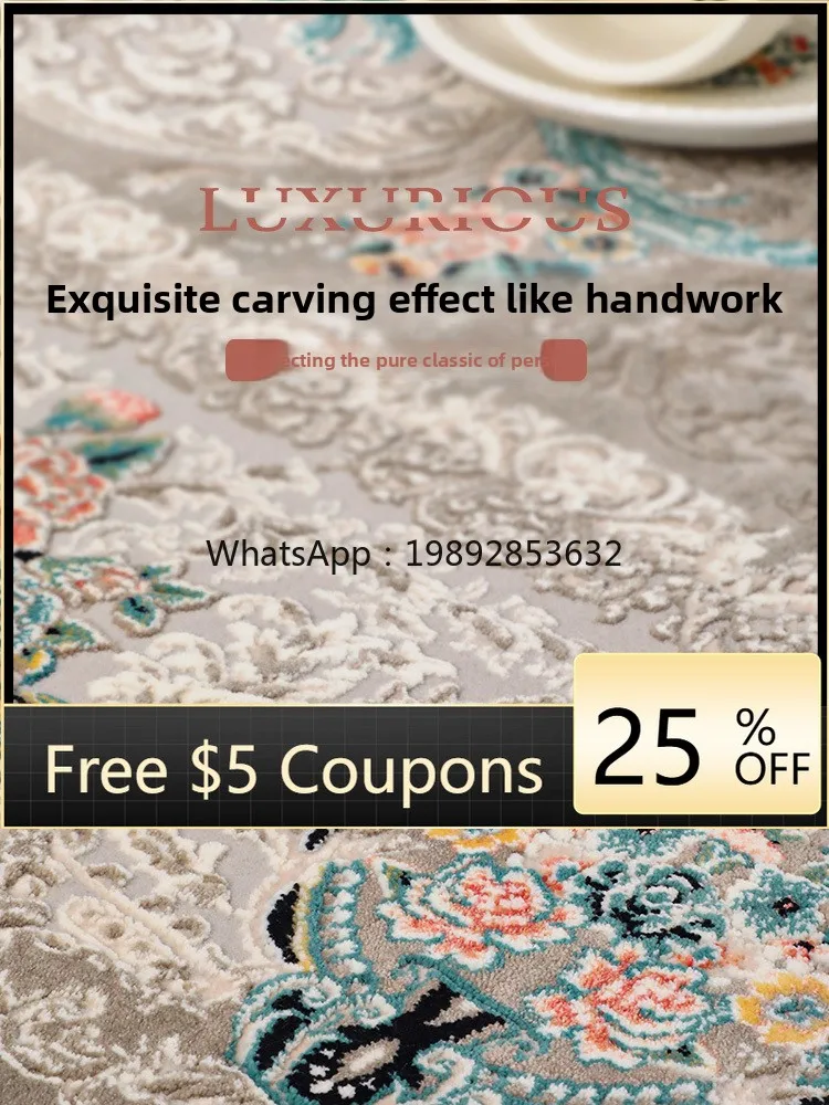 

YFY2025 New Spring New Product Iranian Imported Persian Carpet Modern French American Light Luxury Living Room Bedroom