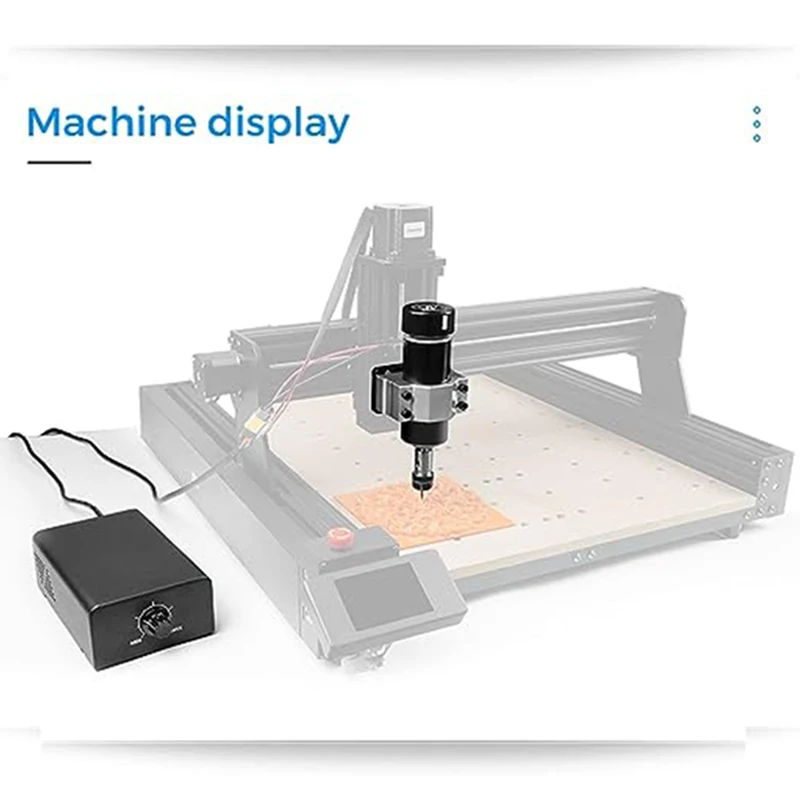 Imagem -04 - Twotrees Ttc450 Eixo 775 Potente 800 mm Min Velocidade 460*460*80 mm Área de Trabalho Máquina de Roteador Cnc para Madeira Acrílico e Alumínio