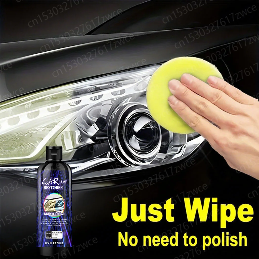 Car Headlight Polishing Agent Scratch Remover Repair Fluid Headlight Renewal Polish And Maintenance Liquid Kit Auto Accessories