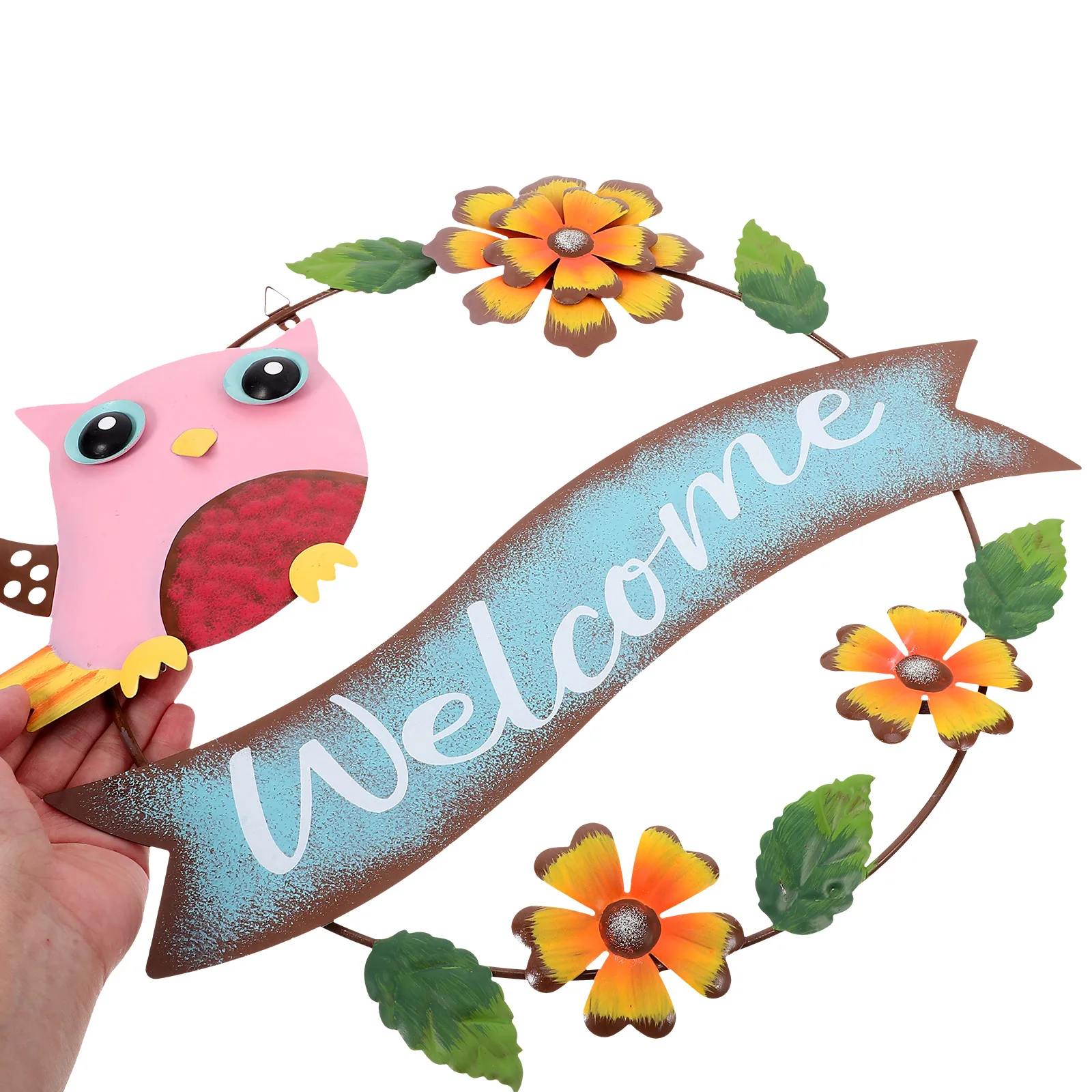 

Attractive Owl Wall Hanging Delicate Design Indoor Outdoor Decorative Art
