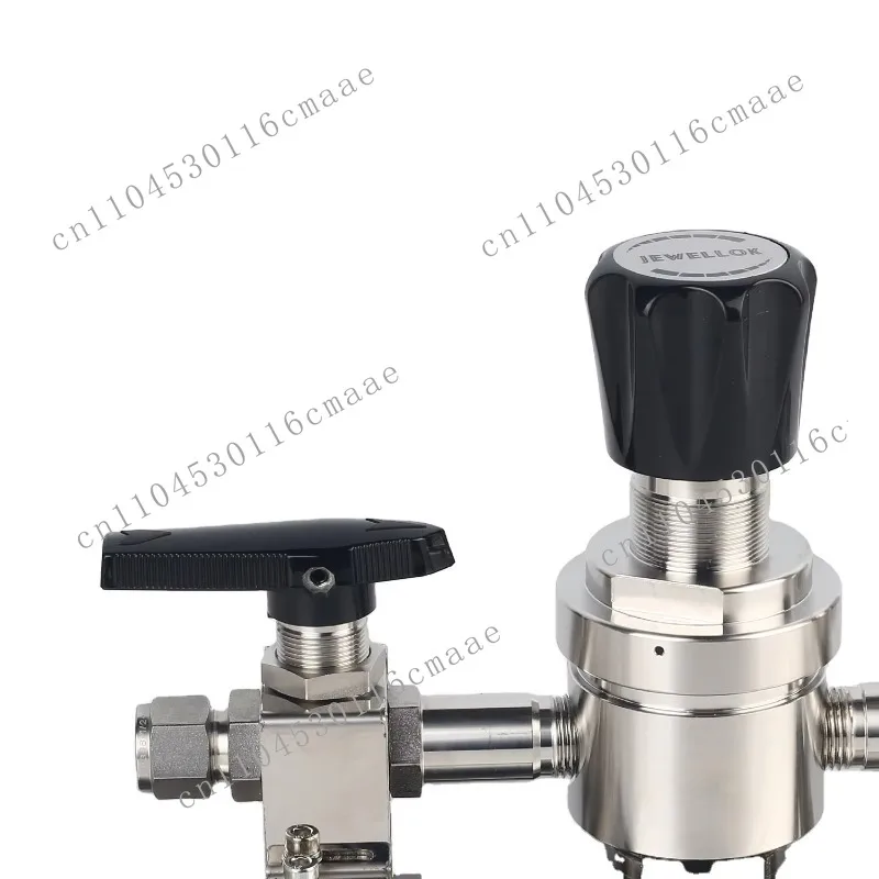 High Purity Manual Gas 6000 PSIG 316L Stainless Steel 2-way Ball Valve 43 Series 1.4 Cv 1/4