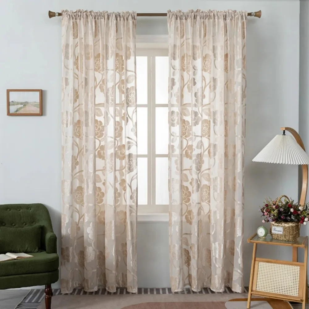 350cm Height Custom Made Sheer Curtain Faux Linen Tulle Living Room Window Curtains Bedroom Curtains Drapes