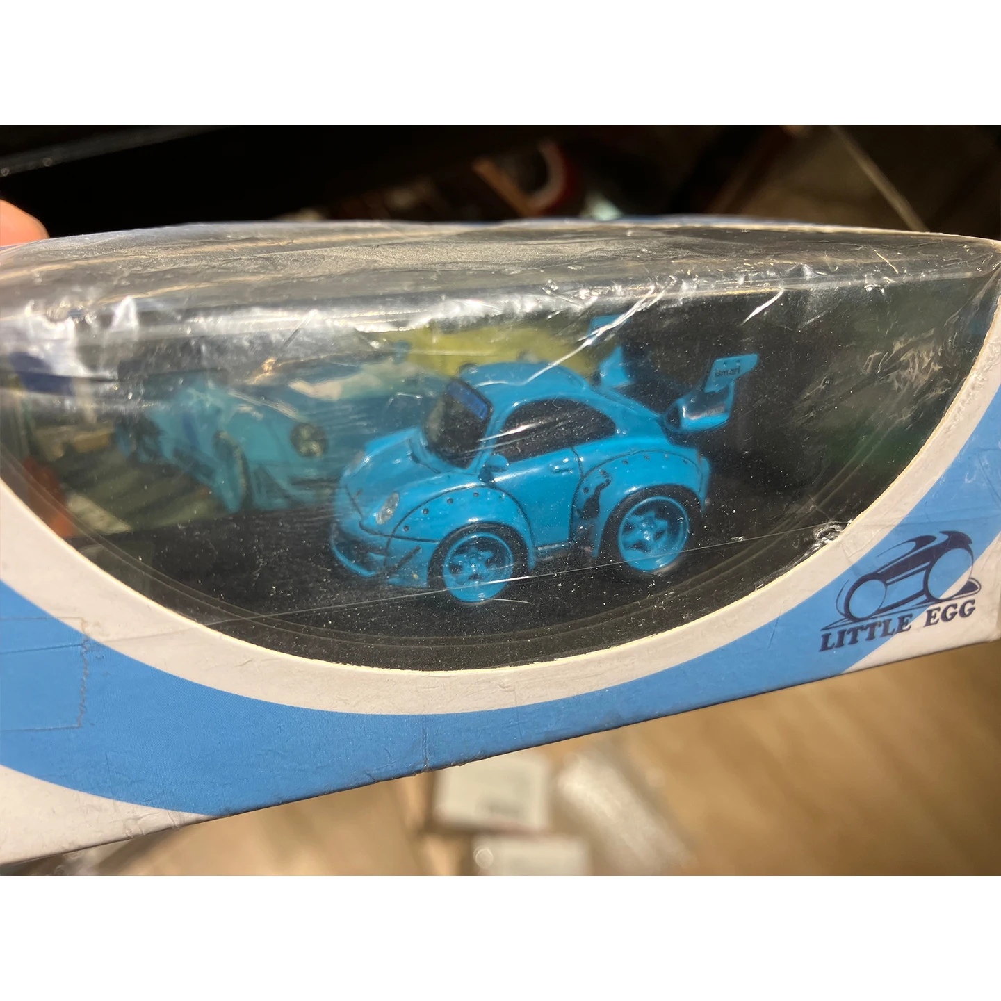 Little Egg 1/64 RWB 993 Q Car Resin Blue Diecast Model Car Collection Limited Edition Alloy