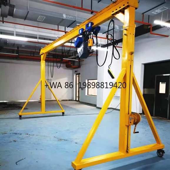 Trackless Mobile Gantry Crane with Chain Hoist Best Selling Remote Control 5t