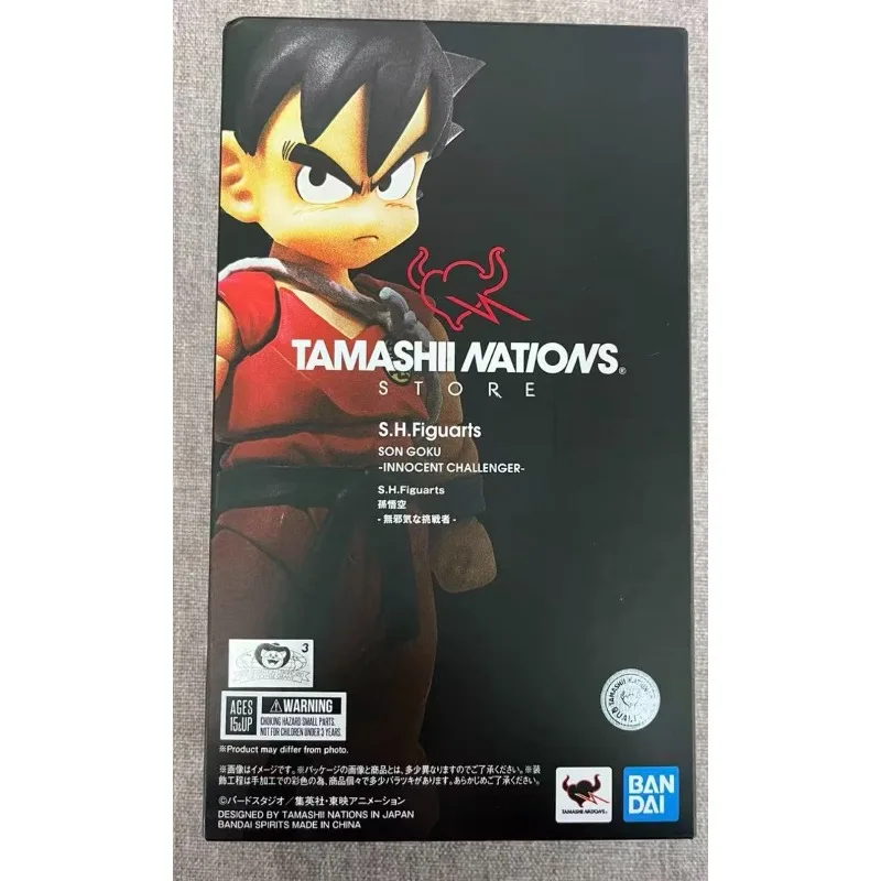 BANDAI Tamashii Store Dragon Ball S.H.Figuarts SHF Son Goku Children Innocent Challenger Figura de Acción Modelo de Anime Juguetes