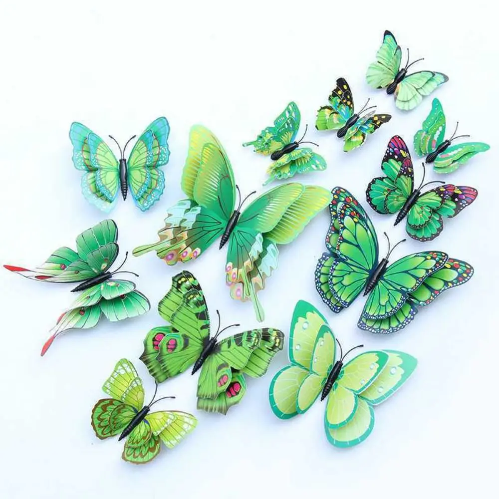 Universal 3D Butterfly Stickers Butterfly Home Decorative Butterfly Wedding Decor Office Decor Cute Wall Stickers Office