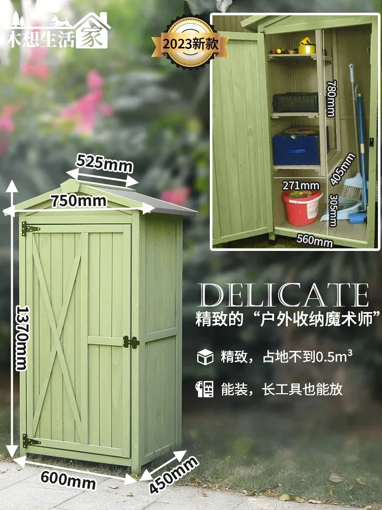 b11- outdoor locker tool room waterproof sunscreen courtyard balcony storage cabinet sundries room outdoor cabinet