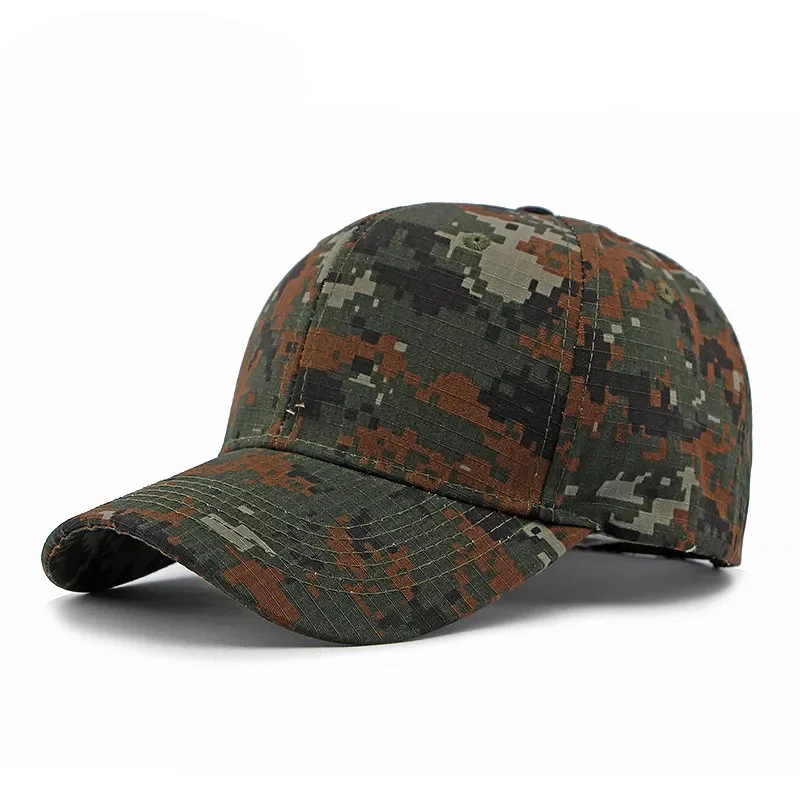 Four Seasons Cotton Camouflage Print Casquette Baseball Cap Adjustable Outdoor Snapback Hats for Men and Women 02