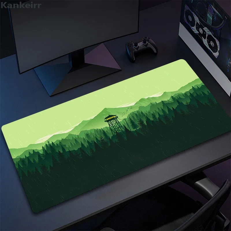 Mouse Pad Gamer Deep Forest Firewatch Custom Large HD Mousepad XXL Mouse Mat Non-Slip Office Computer Mouse Mats Game Mice Pad