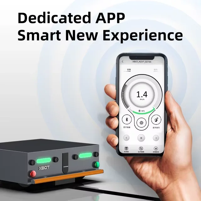 

Material Transporting Warehouse Logistics Remote Control Autonomous Mobile Reach 50KG AGV