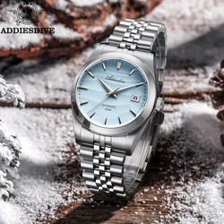 ADDIESDIVE Watches New NH35 Automatic Mechanical Wristwatch For Men AR Coating 316L Stainless Steel 100m Waterproof Dress Watch