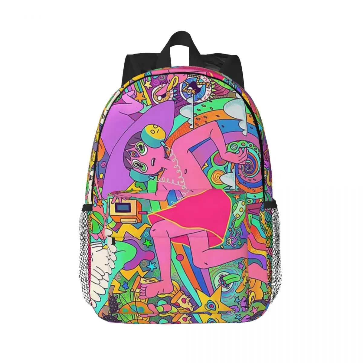 

The Midnight Gospel Trippy Backpacks Teenager Bookbag Casual Children School Bags Travel Rucksack Shoulder Bag Large Capacity