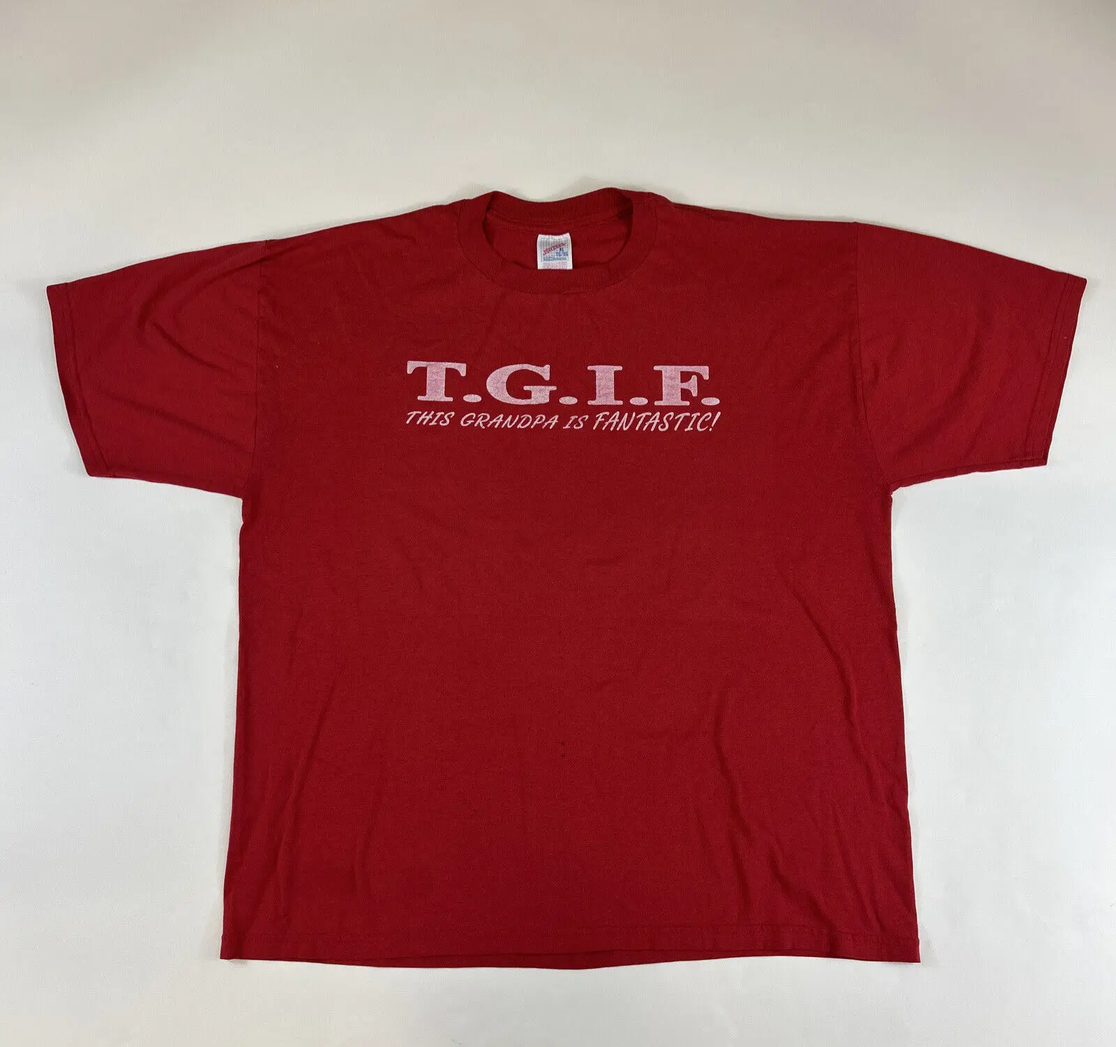 Vintage Tgif This Grandpa Is Fantastic T Shirt Size Xl