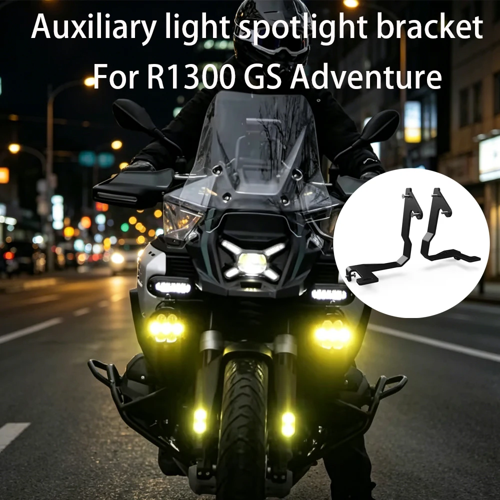 Für BMW R1300 GSADV R1300GS Adventure R1300GSA 2025 Neue Zusatzscheinwerfer-Halterung Nebelscheinwerfer LED-Halterung Scheinwerferhalterung