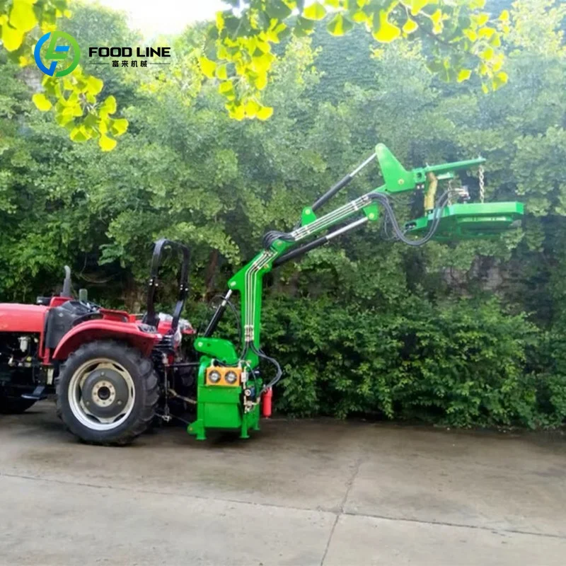 Customized High Productivity Tractor Trailer Pecan Harvester Fruit Nut Picker Tree Shaker Machine with Bearing Core Components