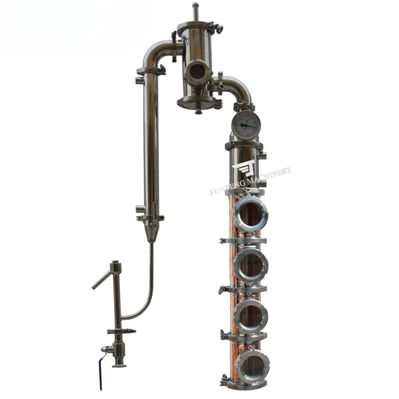 50L Household Milk Can Reflux Column Distiller Stainless Steel Single Wall Wine Distiller