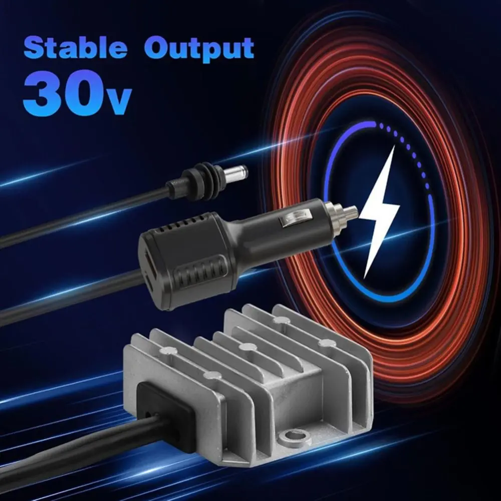 12V/24V to 30V DC Power Converter 3.5A Max DC 9-28V Input Car Power Adapter Plug and Play USB-C 20W Port Boost Power Converter
