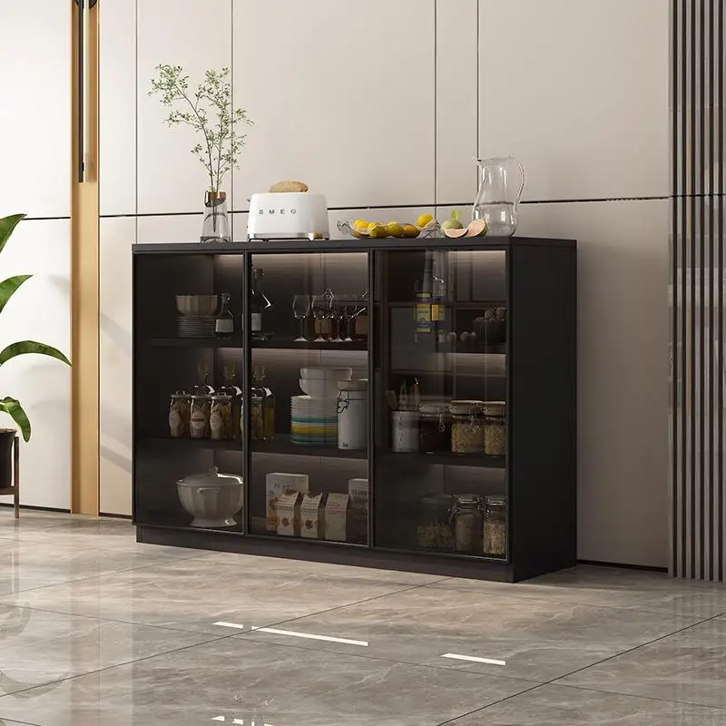 Meuble Bar Commercial Mobile de Luxe pour Restaurant, Salon, Rangement, Vitrine à Whisky et Vin, Meuble Bar à Cocktails