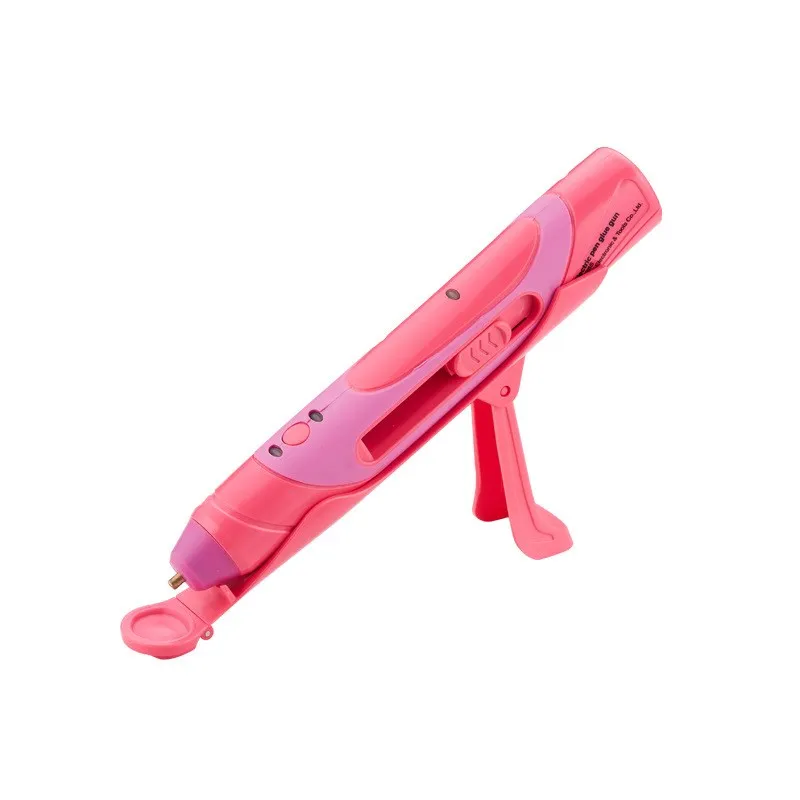 

Portable Pen Style Glue Gun with Plastic Seat for Home Handmade DIY Small Glue Gun FL-228