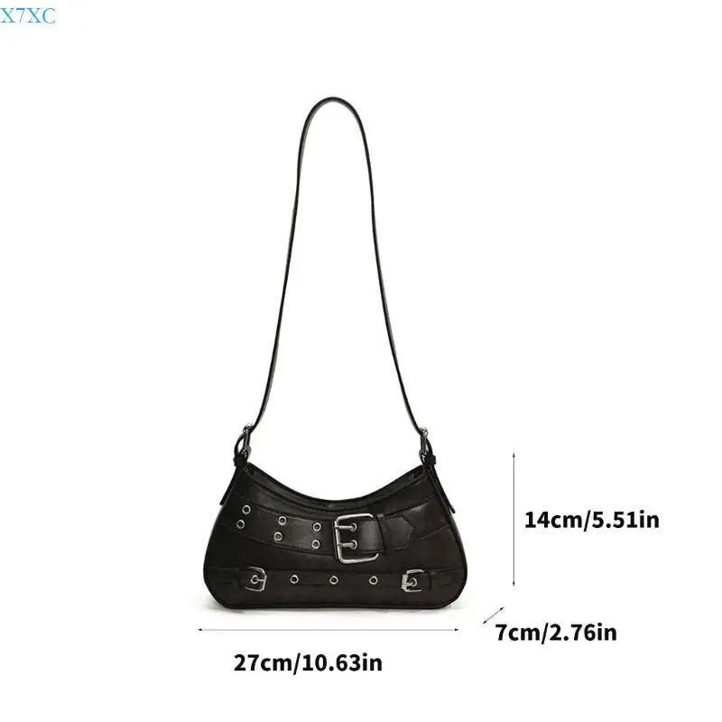 X7XC Simple Purse Handbag Under the Arm Purses Sweet Clutch Purse with Zipper Closure Shoulder Bags for Women Girls Gifts