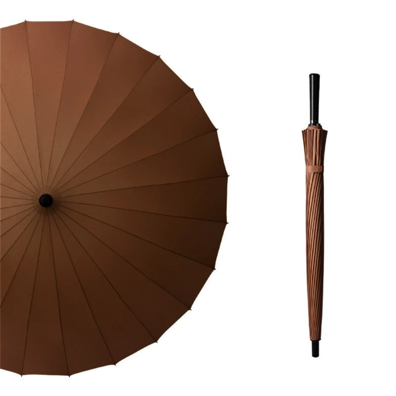 

Large Umbrella Rain Cover Rain Gear Easily to Carry 24 Ribs Business Umbrella Convenient Product