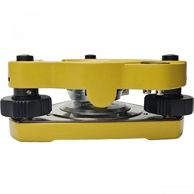 Tribrach أصفر عالي الجودة بثلاثة فك بدون هبوط بصري متوافق مع مسح المحطة الإجمالية #1