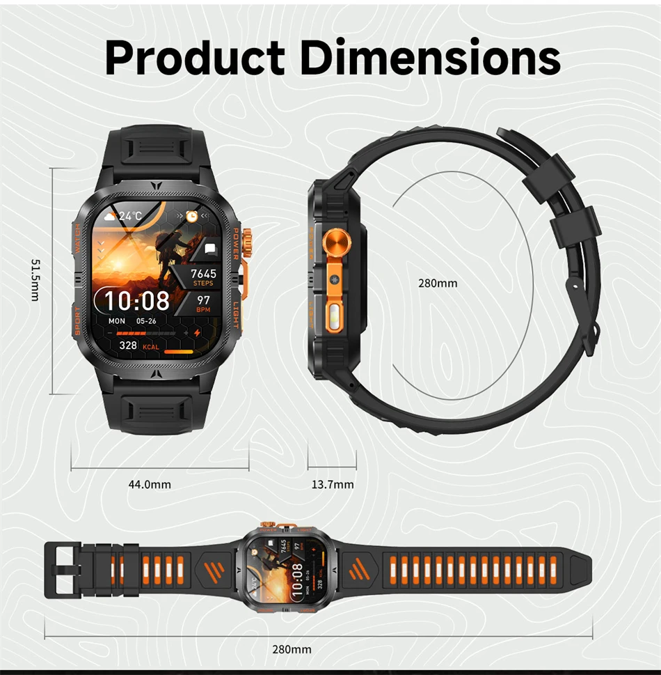 Men Smart Watch With Gps And Bluetooth Calling Amoled Display_voghion.com