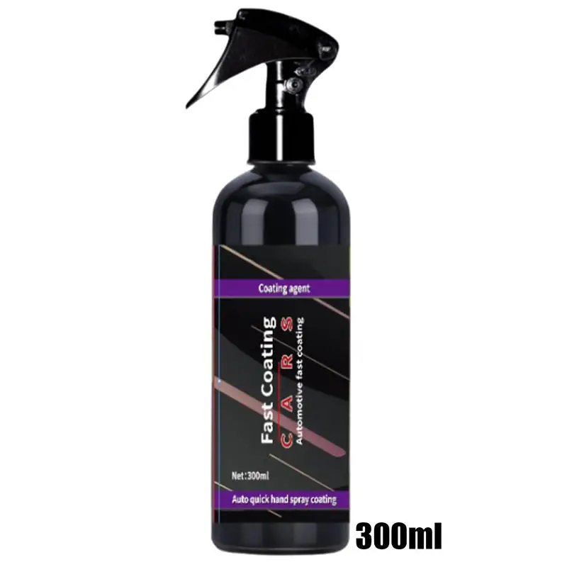 Spray de limpieza para revestimiento de coche, espray de cristal de 300ml, resistente al agua, pintura de coche, sellos de cera, pintura, arañazos, suministros de mantenimiento de coche