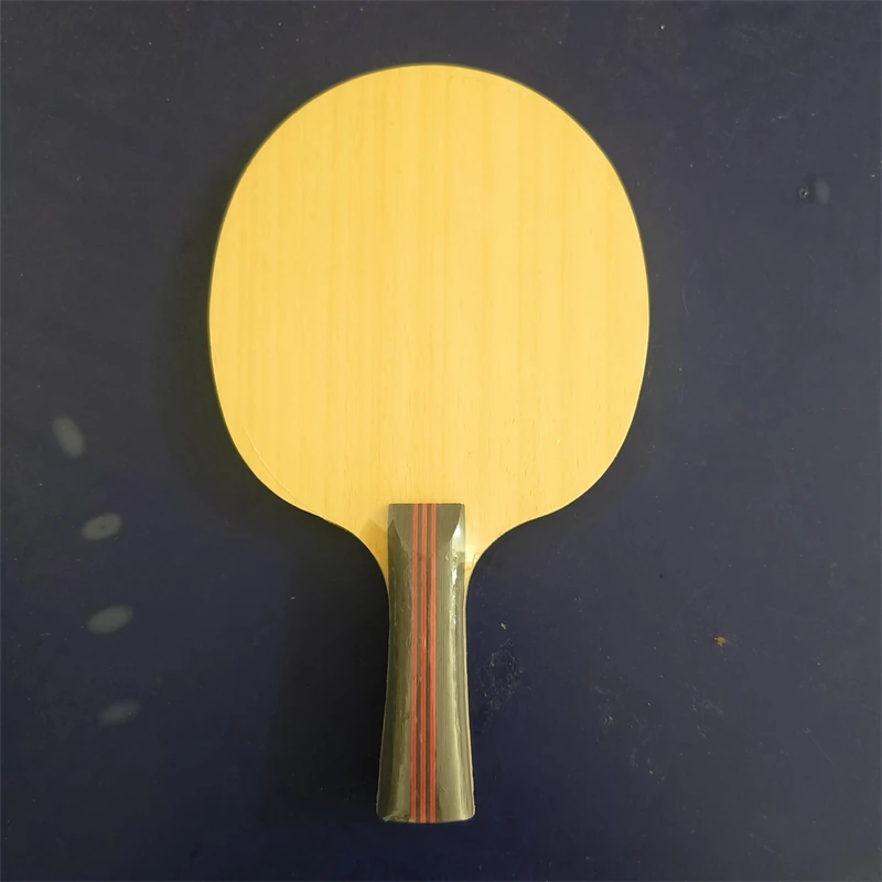 Blutenkirsche Small Handlle Table Tennis Blade 5 Ply Pure Wood Ping Pong Paddle for Entry Level Children Training