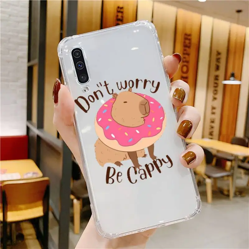 Funda de teléfono transparente de dibujos animados para Samsung galaxy A S note 23, 52, 22, 20, 21, 51, 71, 12, 50, 10, 30 E fe ultra plus