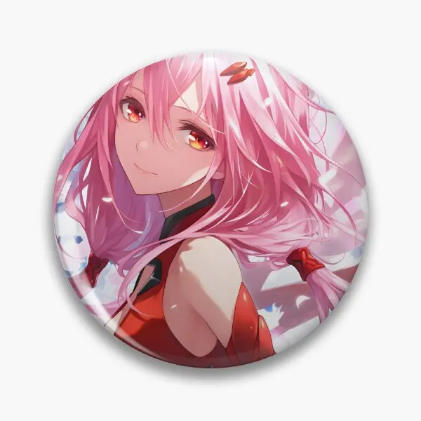 Inori Gc Cute Anime Girl  Soft Button Pin Brooch Cartoon Hat Women Clothes Fashion Funny Cute Badge Lover Gift Creative