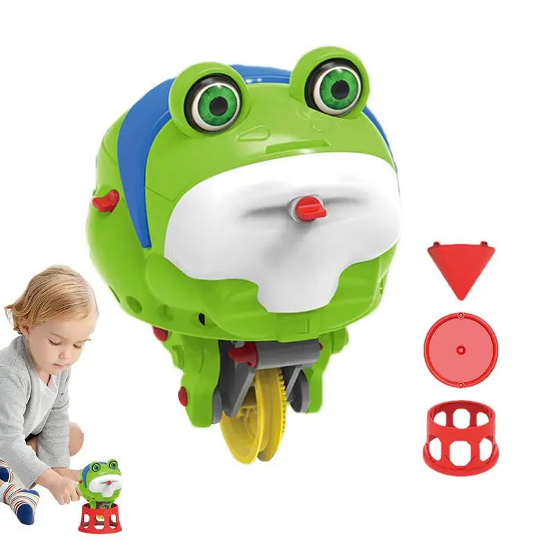 Tightrope Unicycle Toy Walker Balance Gyroscope Interesting Anti-Gravity Cute Balanced Frog Fidget Spinner Toy For Kids Adults