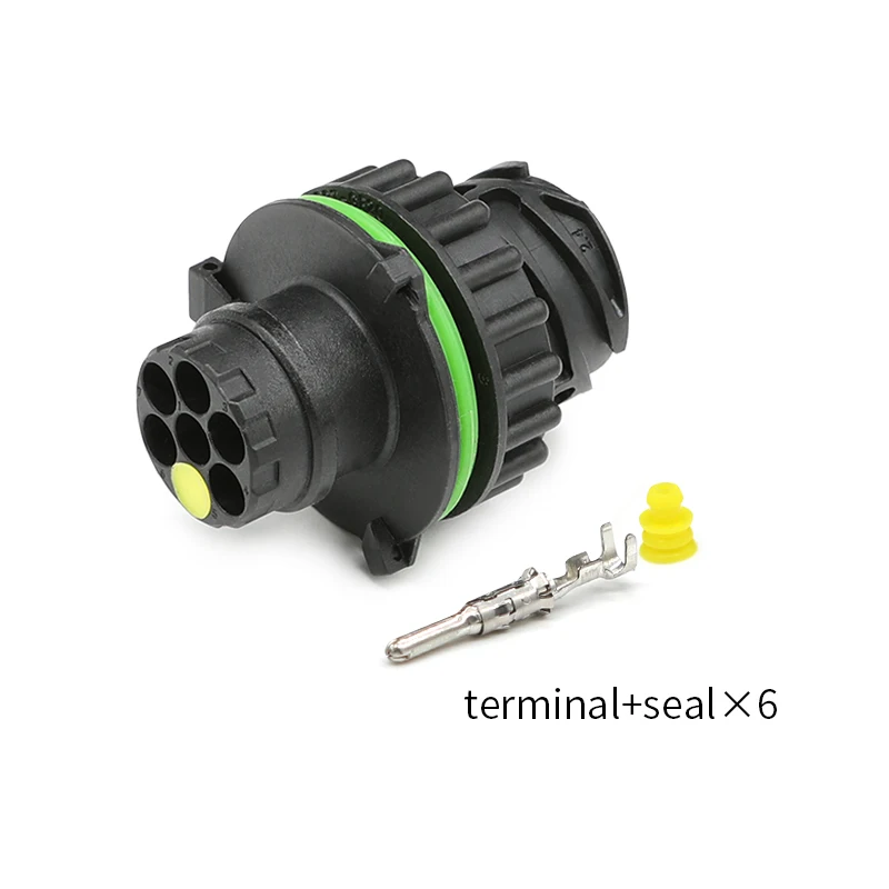 

1718230-2 Automotive waterproof connector TE type circular 6-hole DIN series plug sheath male head