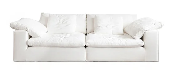 # Compressed Minimalist Reclining Extendable Fabric Sofa Set with Deep Seating Comfort for Apartment Warehouse Gym Use
