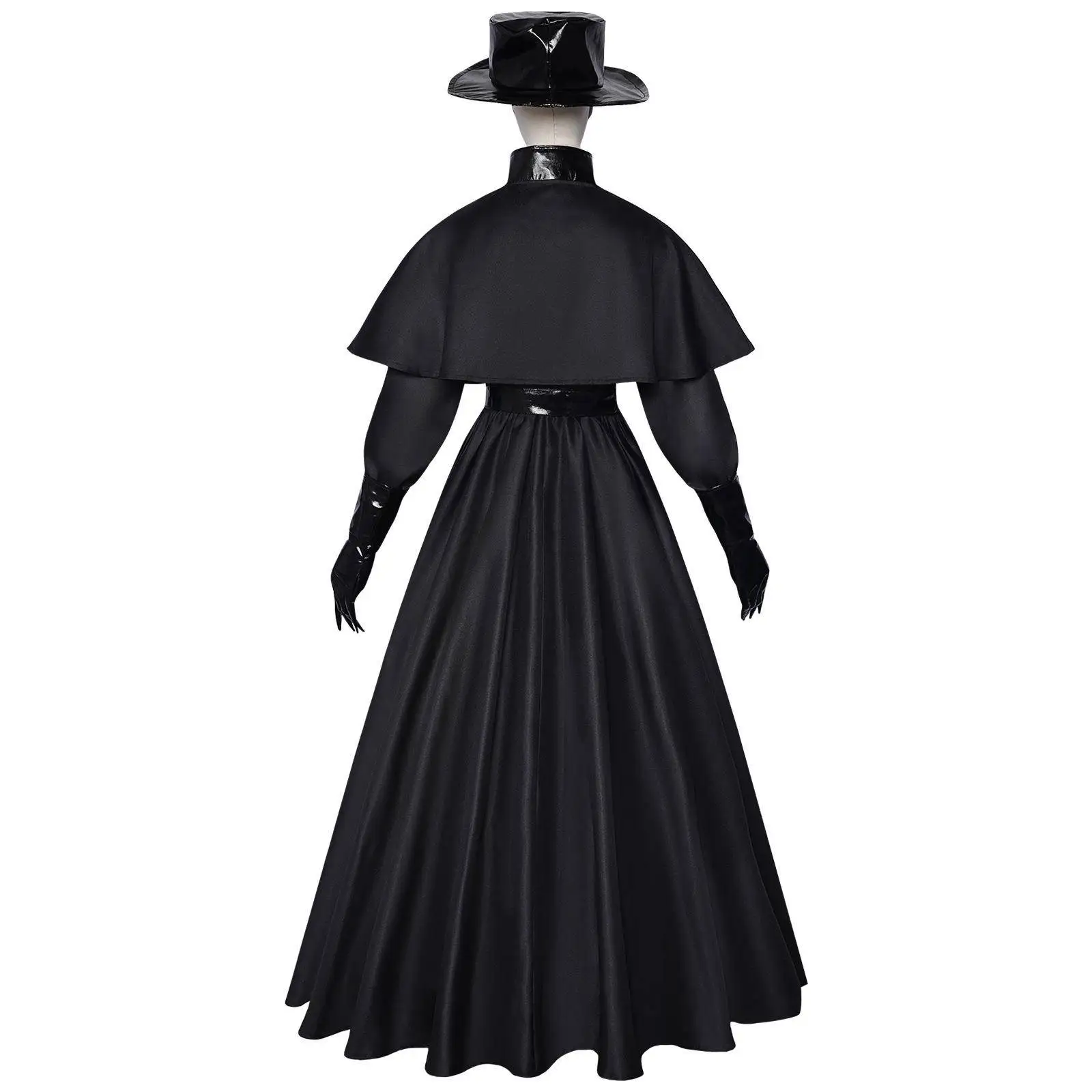 Loween – Costume de Cosplay de docteur de la peste, bec de corbeau St Punk, spectacle sur scène médiéval, faion ethnique traditionnelle pour femmes