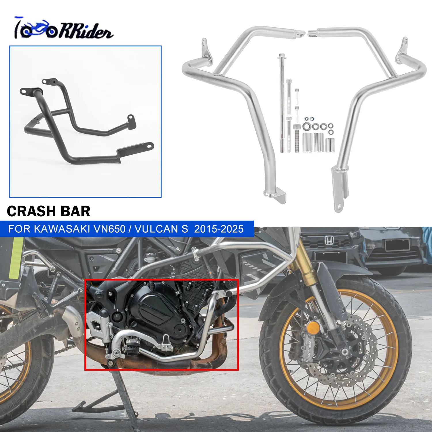 

For Benelli TRK702 TRK702X 2022 2023 Lower Crash Bar Motorcycle Engine Guard Frame Bumper Protective Bar Motorcycle Accessories