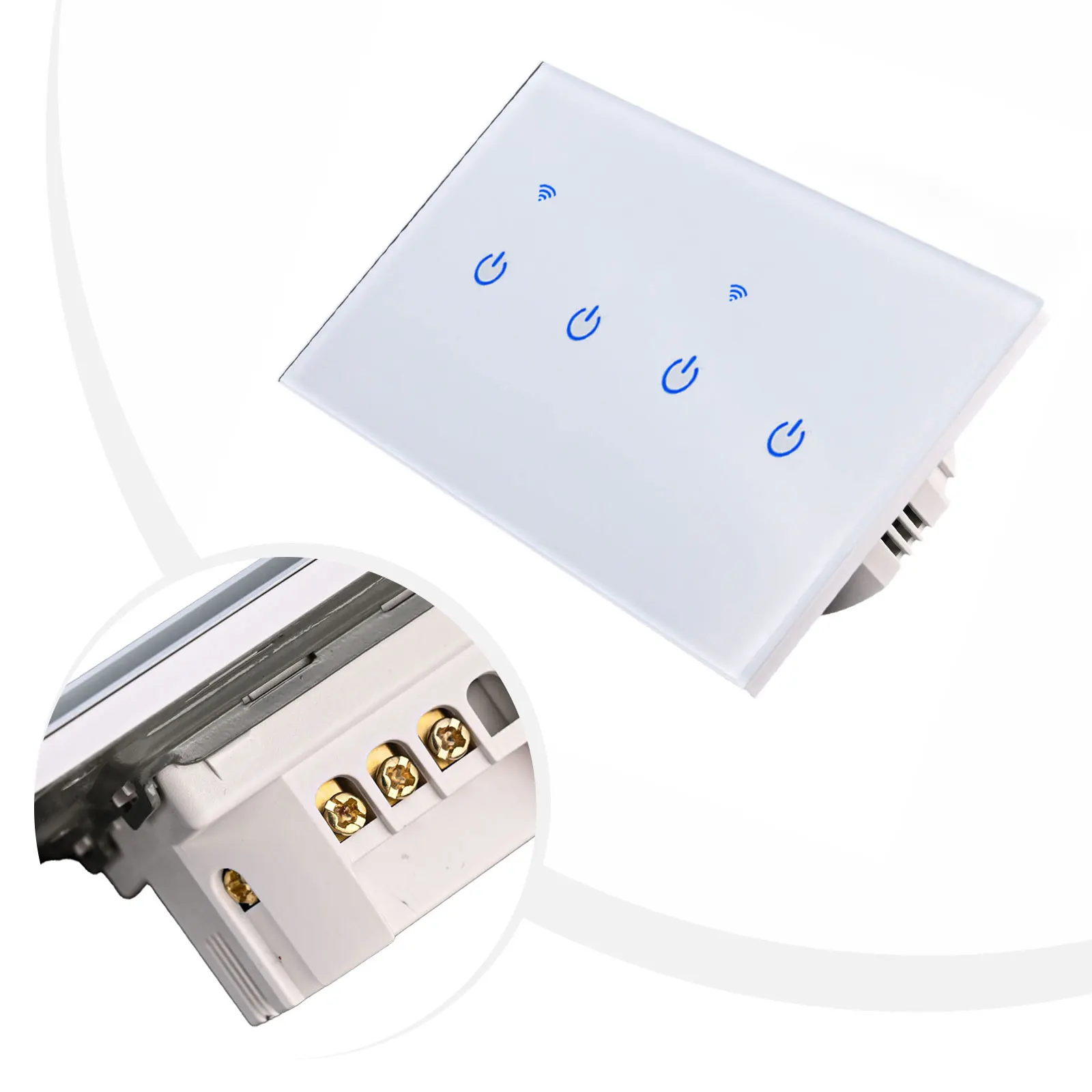 

A For For Smart touch switch designed specifically For For home automation systems using the latest in WiFi technology