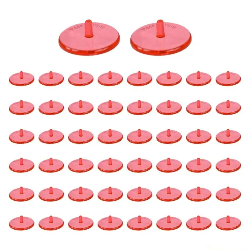 31BE 50pack Plastic Golf Markers Visible On Turfs With Multiple Color Choices