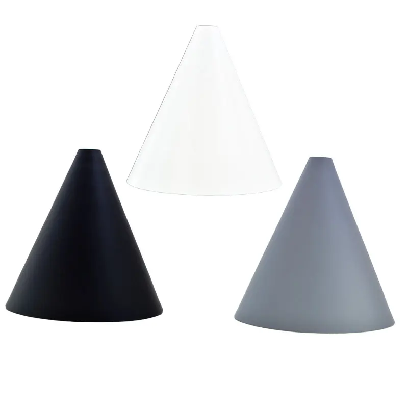 Cone Modern Hanging lampshade Pendants Ceiling Lighting Black Dock Shade Cover Table Desk Lamp Spotlights Lampshades