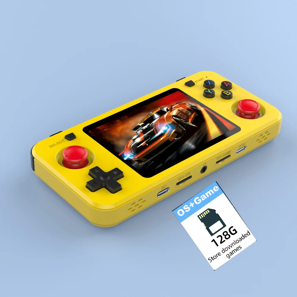 R36H ARKOS Retro Handheld Game Console Draagbare 64G 128G Pocket Video Player 3.5 Inch IPS Scherm R36S landschap Kid Gift