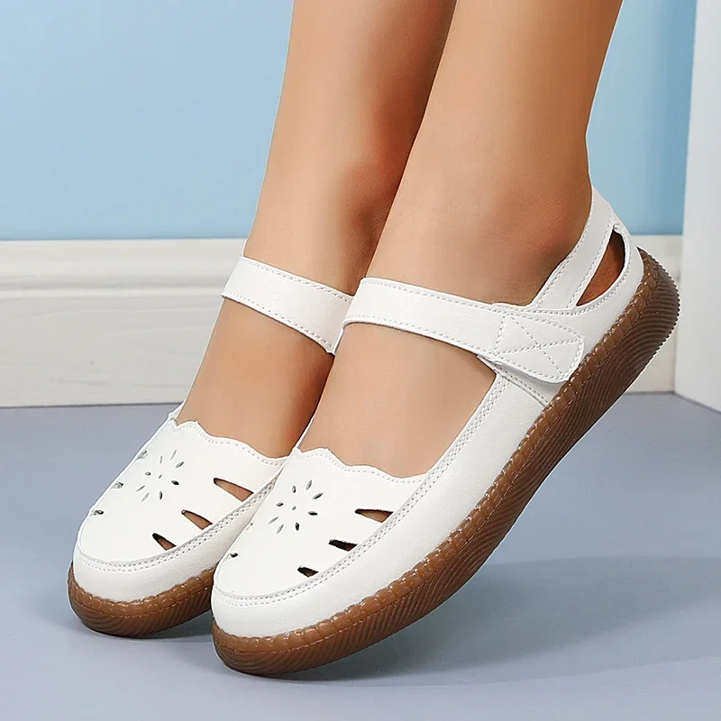 

Women's Front Foot Wrap Fashion Fashion Everything New 2024 Breathable Wedge Platform Walking Sandal Women's Beach Shoes