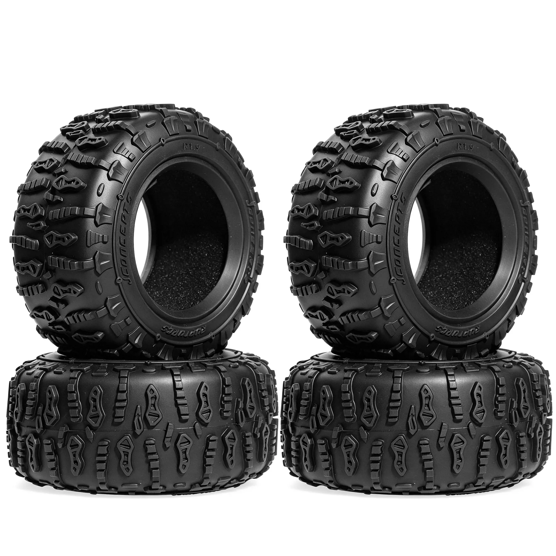 

1.9 Inch Rubber Tire 90x38mm 1/10 1/12 RC Crawler Car Wheel Tyre Fit SCX10 D90 CC01 MJX H12Y+ WLTOY