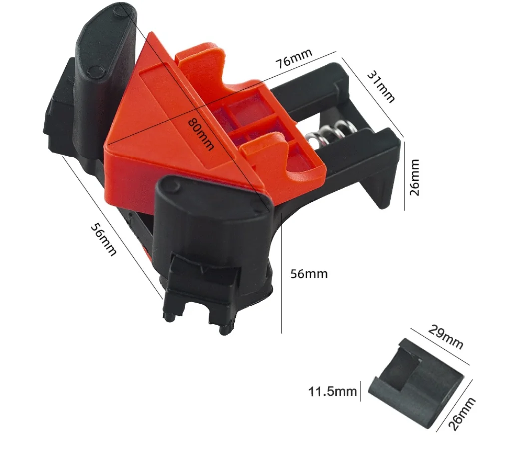 Pince d'angle à 90 degrés, support pour cadre photo, support pour verre, outils à main pour le travail du bois DIY