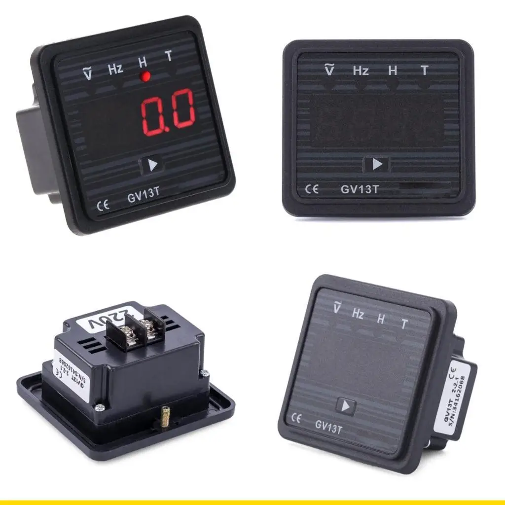 

SZCH Easy installs Generator Gauges 220V AC Electric Meter Strong Plastic Housing Multifunction Digital Display for Industrial