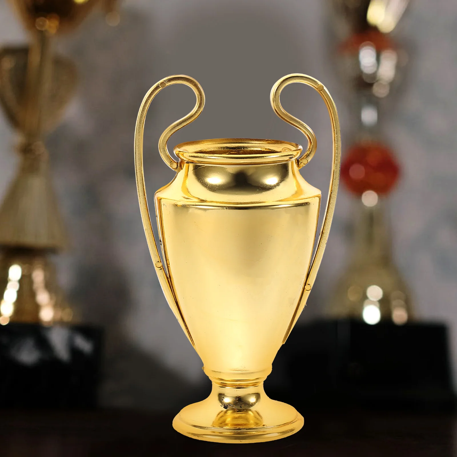 10 Pcs Mini Trophies Trophy Candy Jar Chic Prize Sports Small Golden Delicate Child