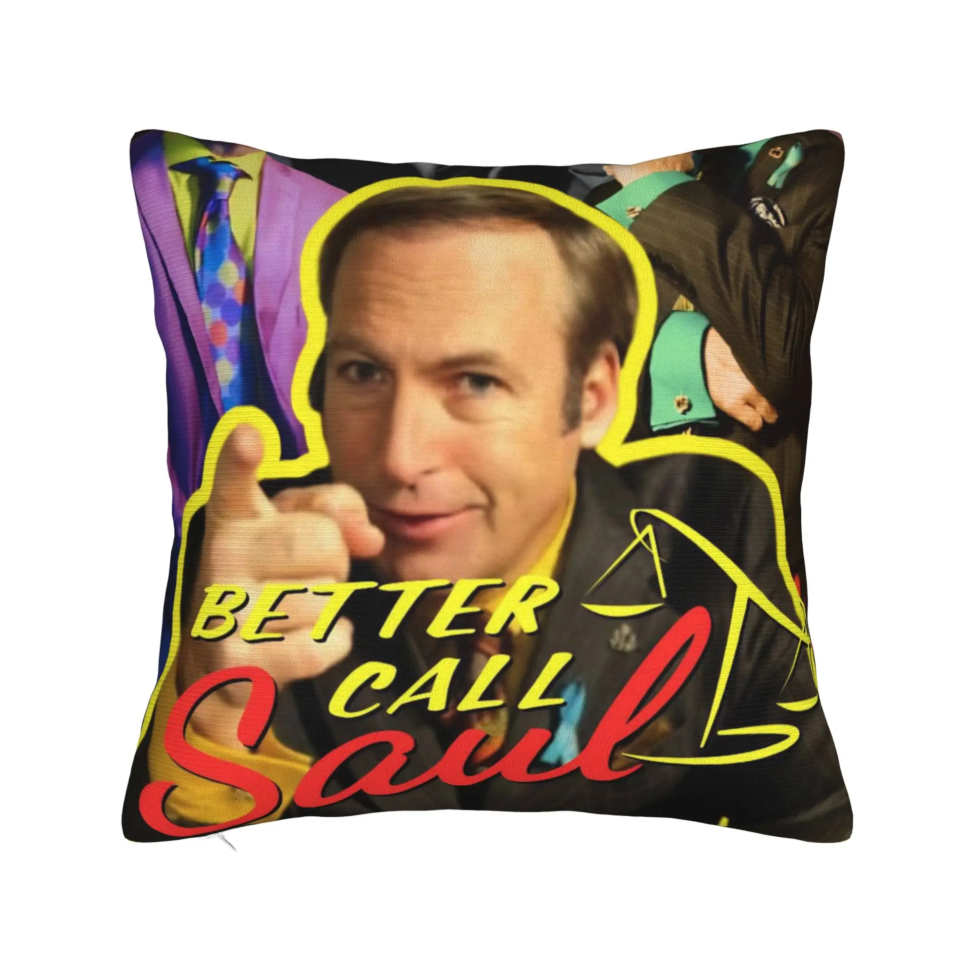 Decorative Pillowcases Saul Goodman Actor  Merch Home  Throw Pillow Case Cover Zipper Multiple Sizes