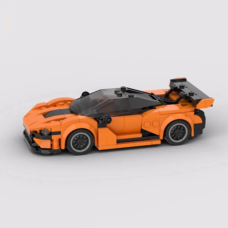 Modèle de voiture compatible Moc 720S GT3, technologie de voiture de sport, bloc de construction modulaire, cadeau de noël, jouet pour enfants, ensemble de bricolage, assemblage