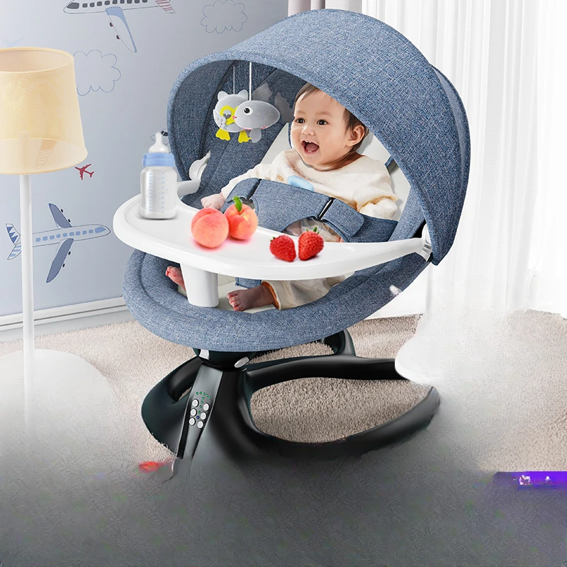 Bebê elétrico balanço cadeira com berço para dormir, recém-nascido Comfort Recliner