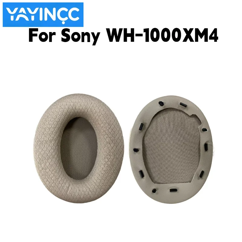 YAYINCC Ersatz-Ohrpolster aus atmungsaktivem Fußballnetz mit Schnalle für Sony WH-1000XM4 Kopfhörer, Reparaturteile, kein Haarausfall. – Detail 6