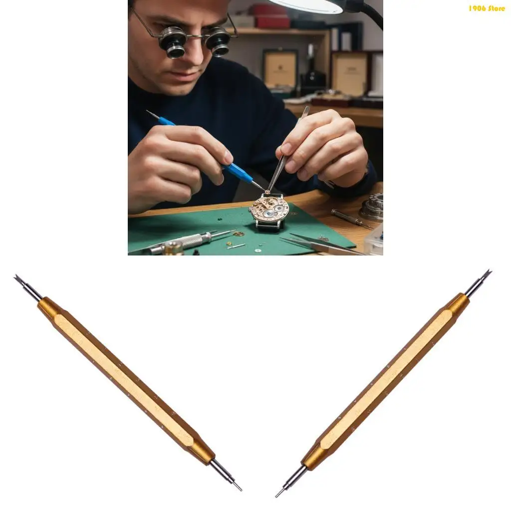 U1JB Watch Spring Bar High Strength Carbon Steel Watch Repair Tool Double Tip Design For Watch Strap Maintenance Adjust